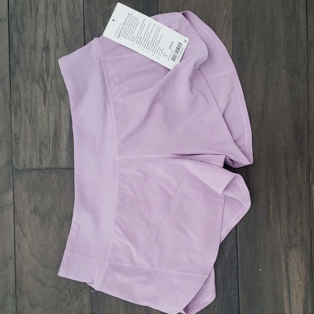 Lululemon Speed up shorts size 6 Long
